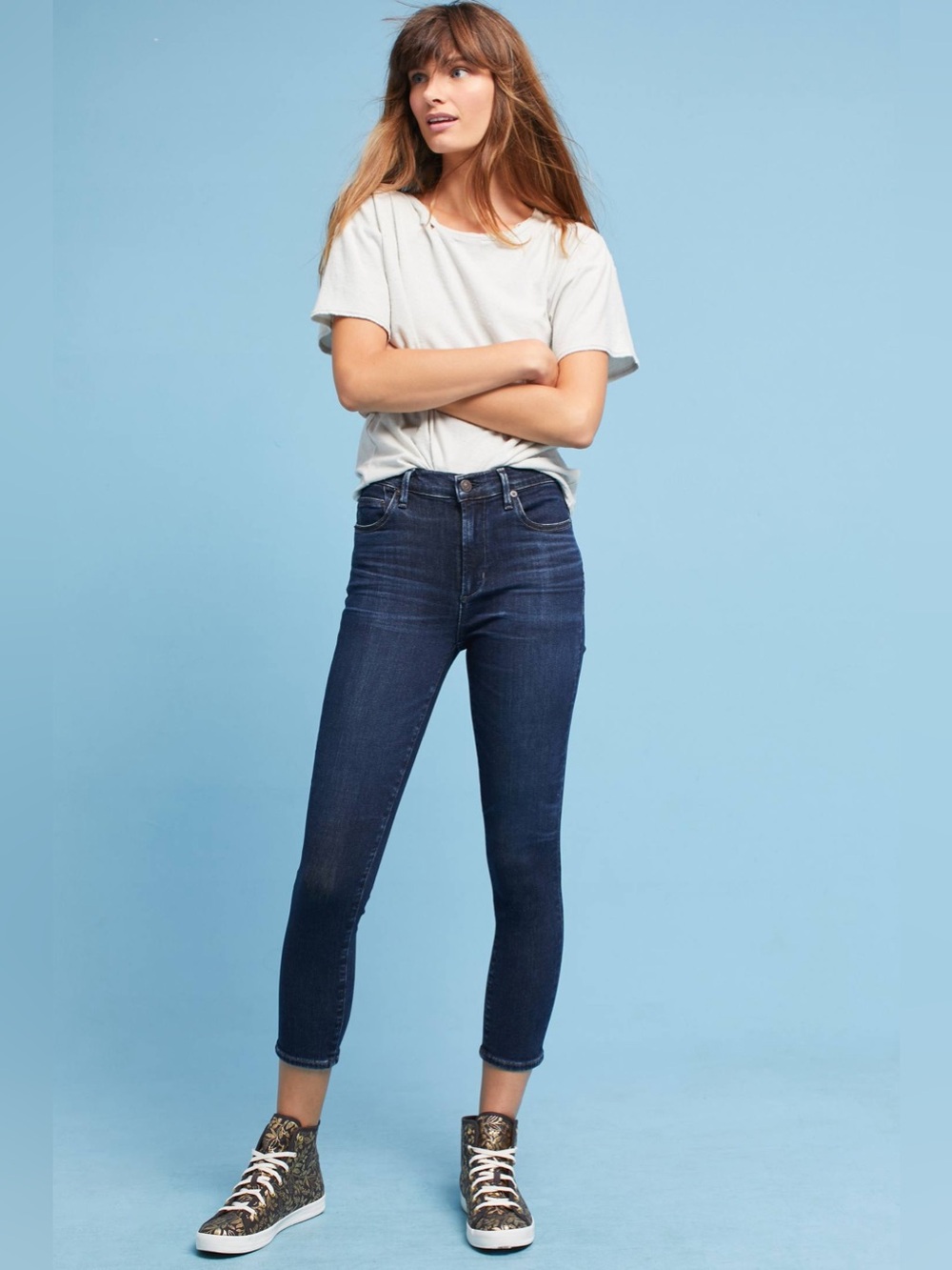NWOT Citizens of Humanity Rocket Crop High Rise Skinny Jeans Size 29
